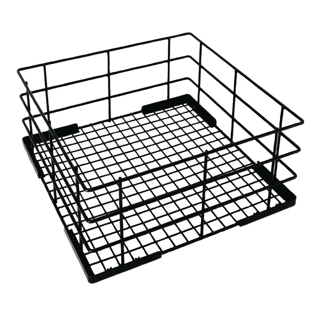 Vogue Wire High Sided Glass Basket 500mm - CD244  Vogue   