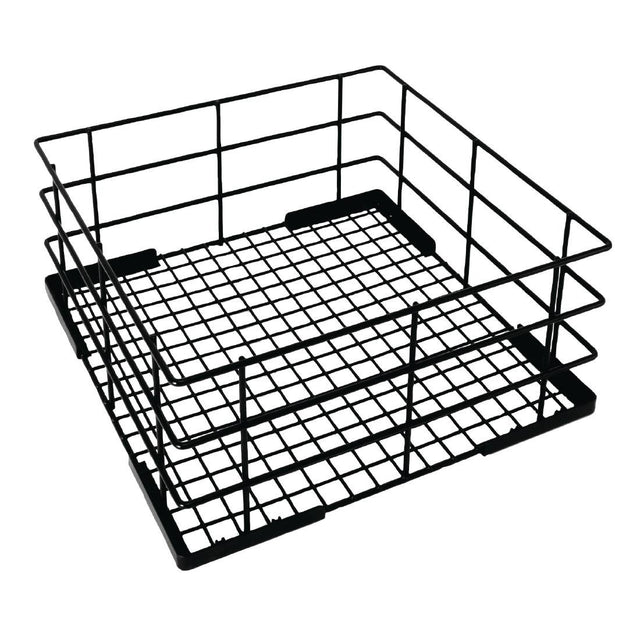Vogue Wire High Sided Glass Basket 500mm - CD244  Vogue   