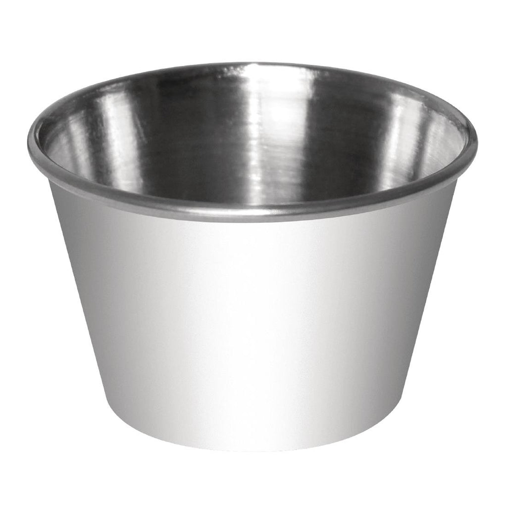 Olympia Dipping Pot Stainless Steel 230ml (Pack of 12) - CD478  Olympia   