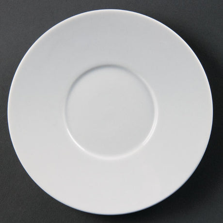 Olympia Whiteware Elegant Saucers 148mm (Pack of 12) - CD737 Olympia Crockery Olympia   