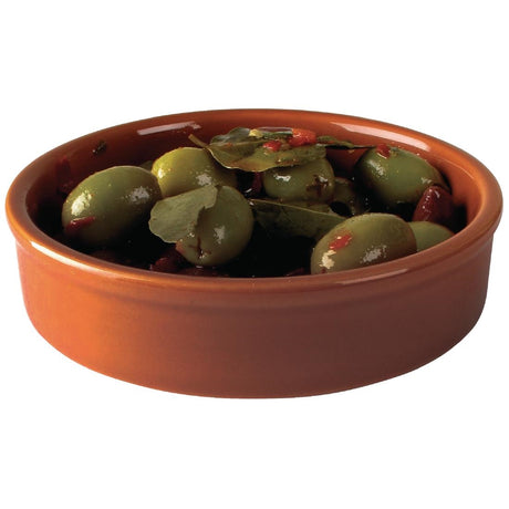 Olympia Tapas Rustic Mediterranean Large Dishes 134mm (Pack of 6) - CD741 Olympia Crockery Olympia   