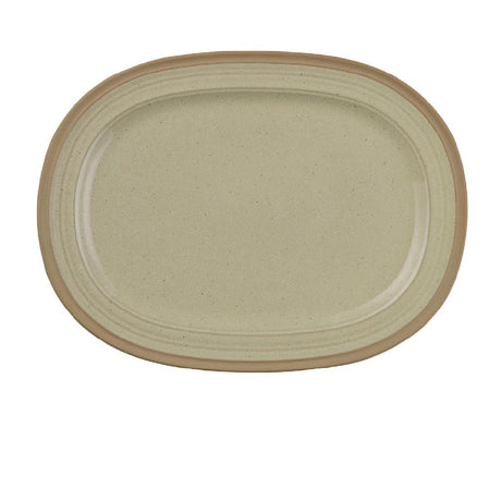 Churchill Igneous Stoneware Oval Plates 355mm (Pack of 6) - CE036 Plates Churchill
