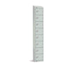 Elite Eight Door Coin Return Locker with Sloping Top Grey - CE100-CNS Steel Lockers 300mm Deep Elite Lockers   