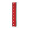 Elite Eight Door Manual Combination Locker Locker Red - CE108-CL Steel Lockers 450mm Deep Elite Lockers   