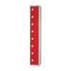 Elite Eight Door Coin Return Locker Red - CE108-CN Steel Lockers 450mm Deep Elite Lockers   
