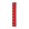 Elite Eight Door Padlock Locker Red - CE108-P Steel Lockers 450mm Deep Elite Lockers   