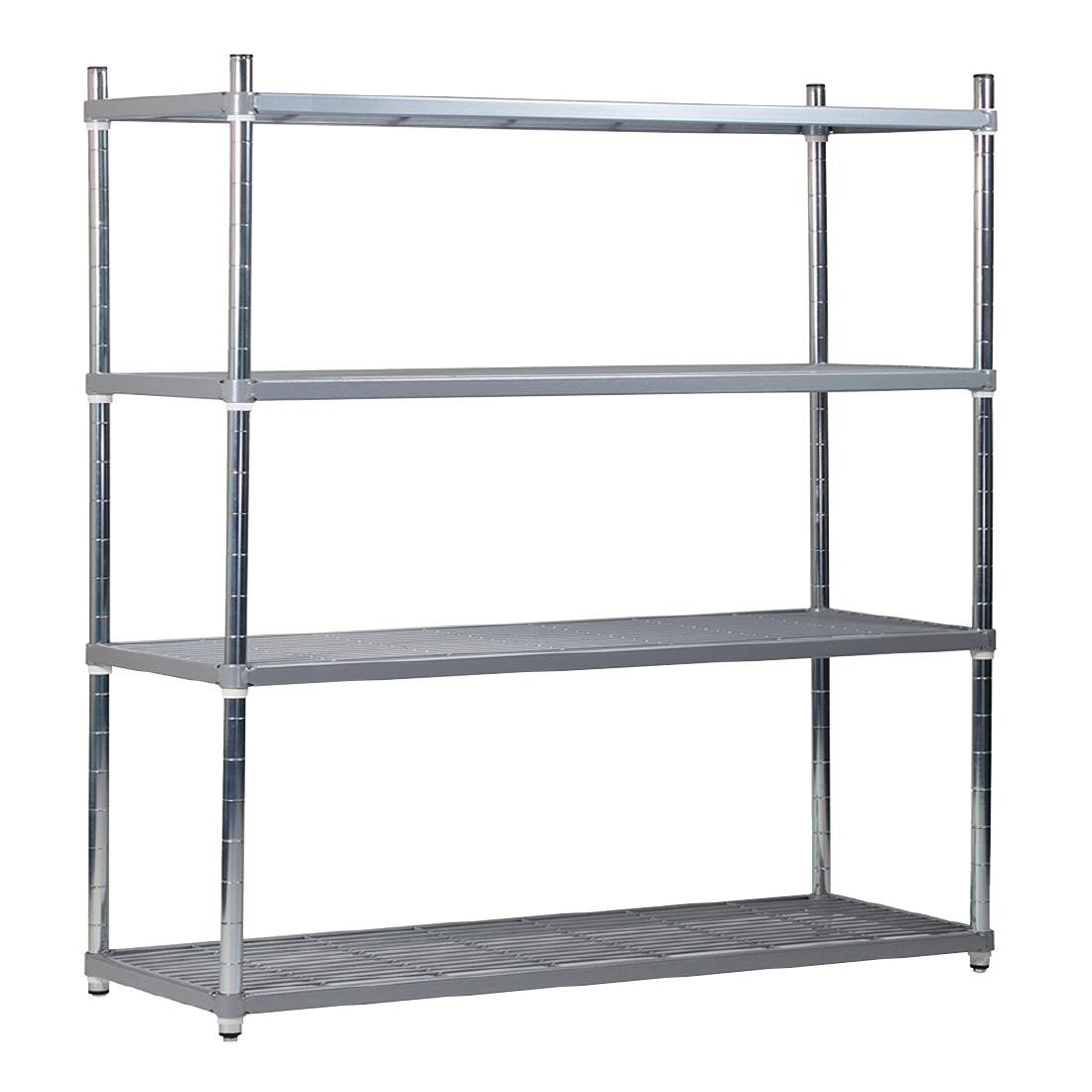 Craven 4 Tier Nylon Coated Wire Shelving 1700x875x491mm - CE111  Craven   
