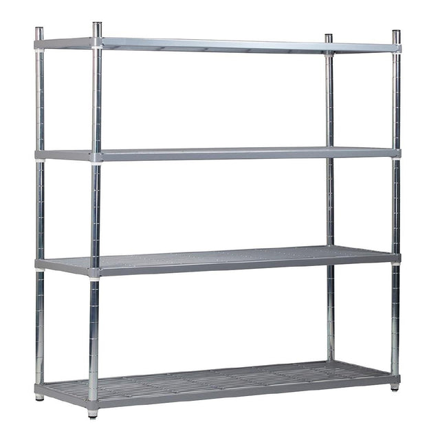 Craven 4 Tier Nylon Coated Wire Shelving 1700x875x491mm - CE111  Craven   