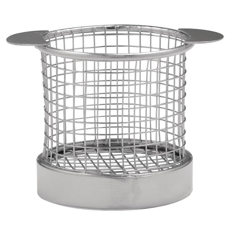 Olympia Chip basket Round with Ears 80mm - CE149  Olympia   