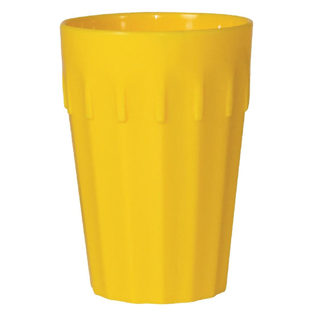 Olympia Kristallon Polycarbonate Tumblers Yellow 141.3ml (Pack of 12) - CE270 Melamine and Polycarbonate Olympia   