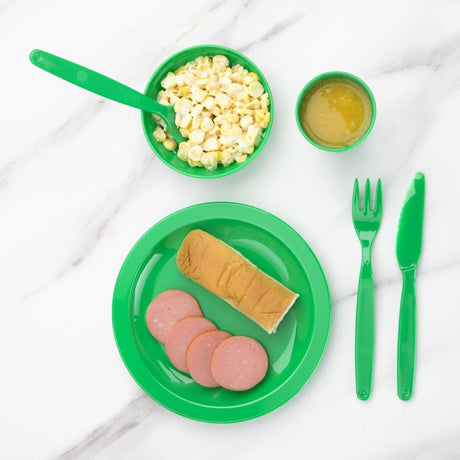 Olympia Kristallon Polycarbonate Spoons Green (Pack of 12) - DL124 Spoons Olympia