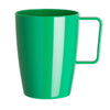 Olympia Kristallon Polycarbonate Handled Beakers Green 348.7ml (Pack of 12) - CE287 Melamine and Polycarbonate Olympia   