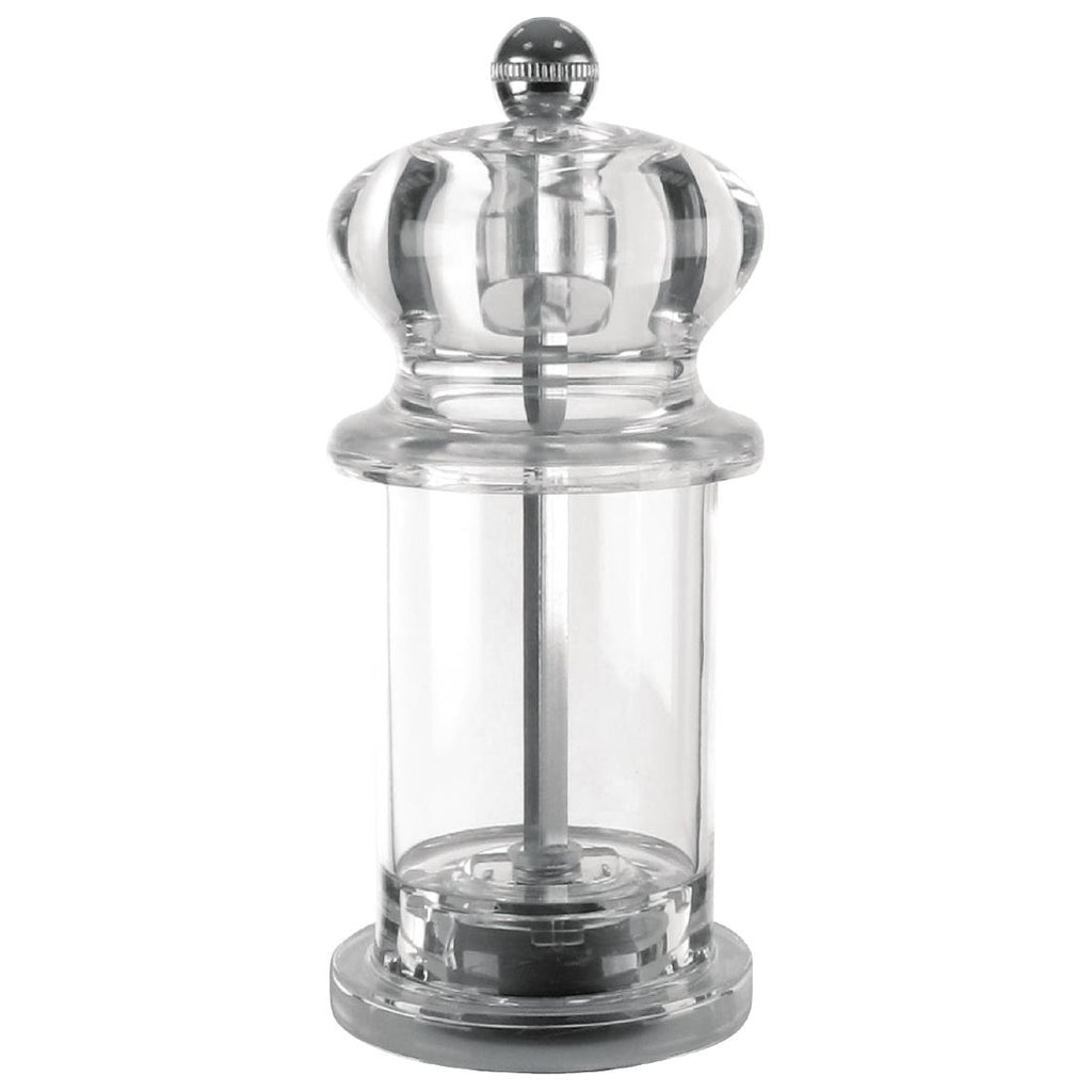 Olympia Acrylic Pepper Mill 135mm - CE316  Olympia   