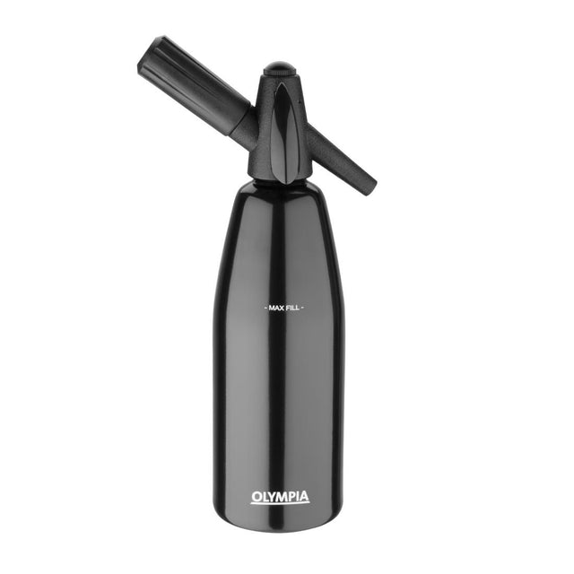 Olympia Soda Siphon Black 1L - CE341  Olympia   