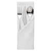 Mitre Luxury Luxor Cotton Napkins Ivy Leaf White 550 x 550mm (Pack of 10) - HB557  Mitre Luxury   