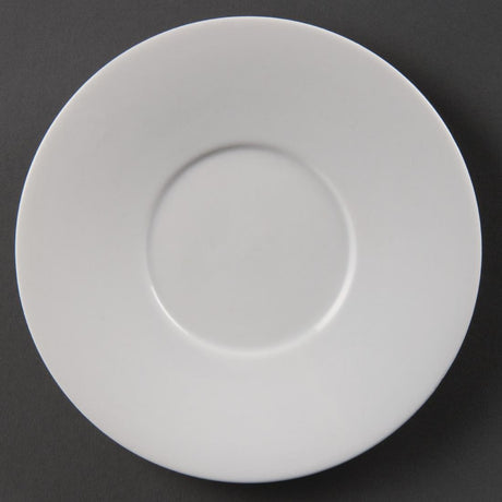 Olympia Whiteware Saucers 150mm (Pack of 12) - CE537 Olympia Crockery Olympia   