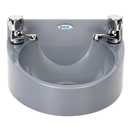 Basix Polycarbonate Hand Wash Basin Grey - CE986  Basix   