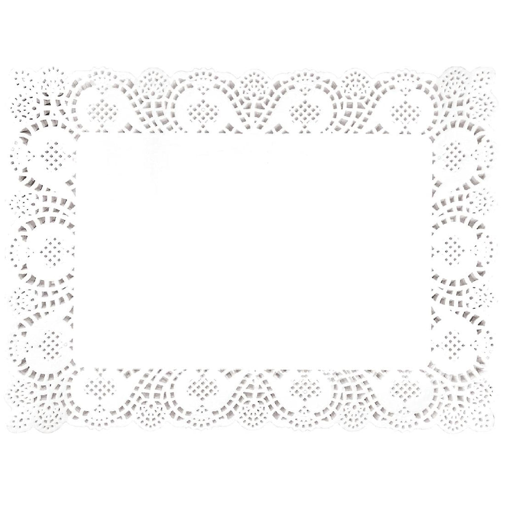 Olympia Rectangular Paper Doilies 400mm (Pack of 250) - CE994 Pastry Doilies Olympia   