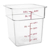 Hygiplas Polycarbonate Square Storage Container 3.5Ltr - CF021  Hygiplas   