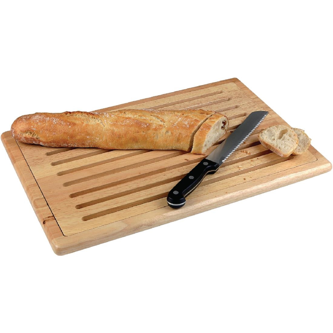 APS Thick Slatted Wooden Chopping Board - CF029  APS   