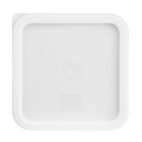 Hygiplas Square Food Storage Container Lid White Medium - CF050  Hygiplas   