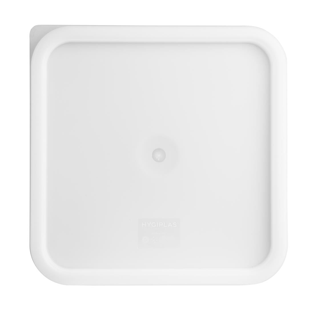 Hygiplas Square Food Storage Container Lid White Large - CF051  Hygiplas   
