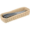 APS Polypropylene Rectangular Rattan Basket 270x100mm - CF301  APS   