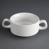 Olympia Athena Stacking Soup Bowls 160mm/4 1/4" 290ml (Pack of 12) - CF369  Olympia   