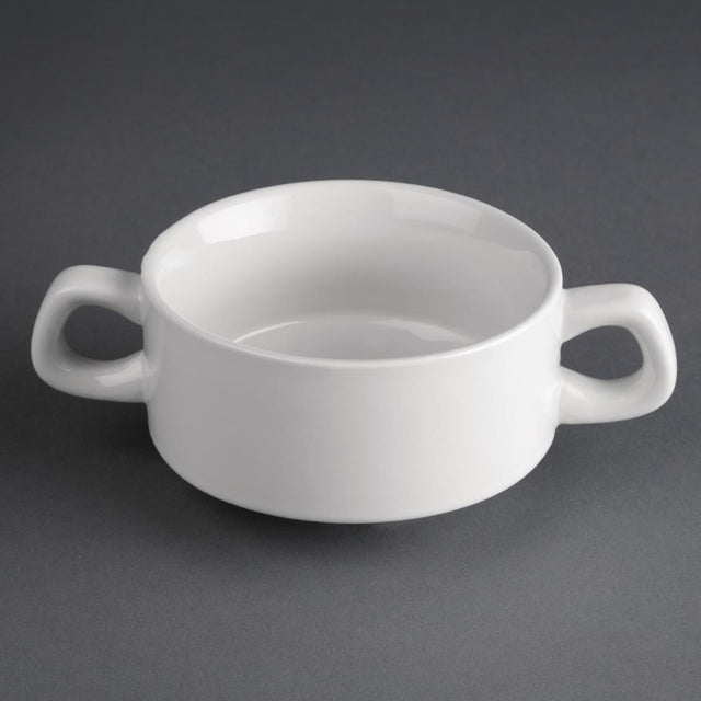 Olympia Athena Stacking Soup Bowls 160mm/4 1/4" 290ml (Pack of 12) - CF369  Olympia   