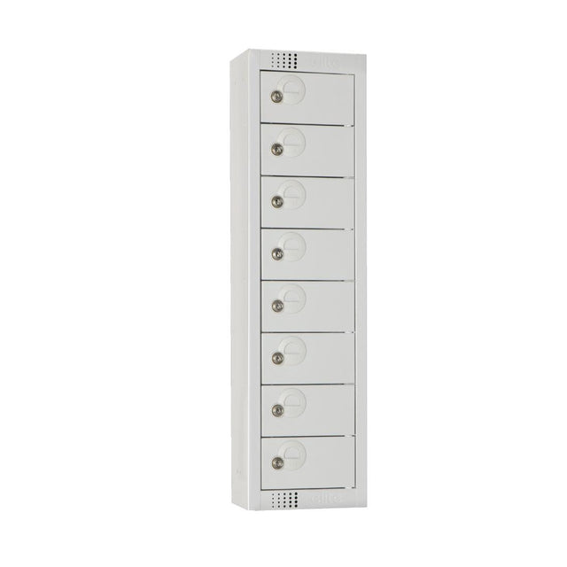 Elite Personal Effects Locker 8 Door Grey Camlock - CF754-CF Personal Effects Lockers Elite Lockers   