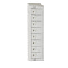 Elite Personal Effects Locker 8 Door Grey Camlock Sloping Top - CF754-CS Personal Effects Lockers Elite Lockers   