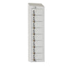 Elite Personal Effects Locker 8 Door Grey Padlock Sloping Top - CF754-PS Personal Effects Lockers Elite Lockers   