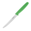 Hygiplas Serrated Tomato Knife Green 10.5cm - CF898  Hygiplas   