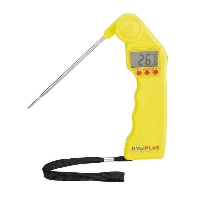 Hygiplas Easytemp Colour Coded Yellow Thermometer - CF912  Hygiplas   