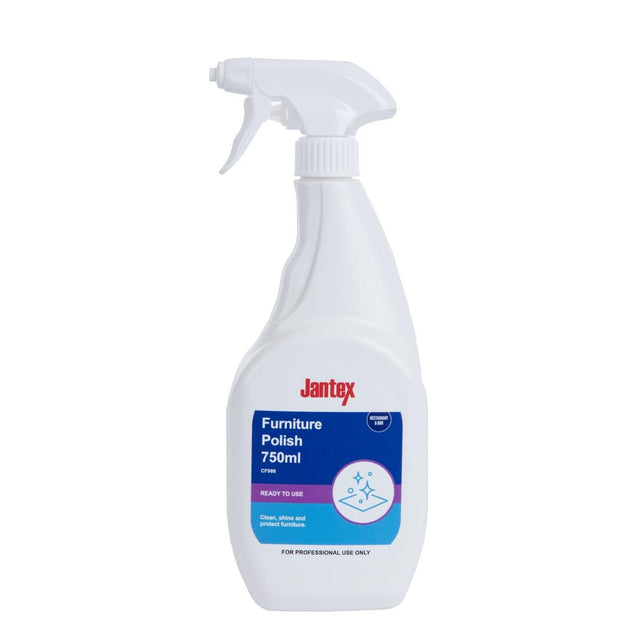 Jantex Furniture Polish Ready To Use 750ml - CF986  Jantex   