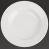 Royal Porcelain Classic White Wide Rim Plates 160mm (Pack of 12) - CG006 Plates Royal Porcelain