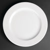 Royal Porcelain Classic White Wide Rim Plates 260mm (Pack of 12) - CG009 Plates Royal Porcelain