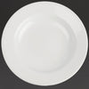 Royal Porcelain Classic White Wide Rim Plates 280mm (Pack of 12) - CG010 Plates Royal Porcelain