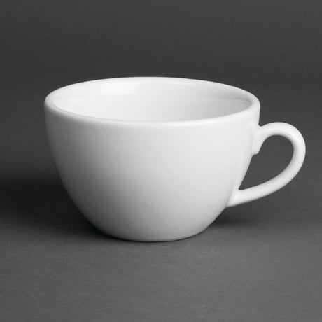Royal Porcelain Classic White Breakfast Cups 300ml (Pack of 12) - CG022 Cups and Mugs Royal Porcelain