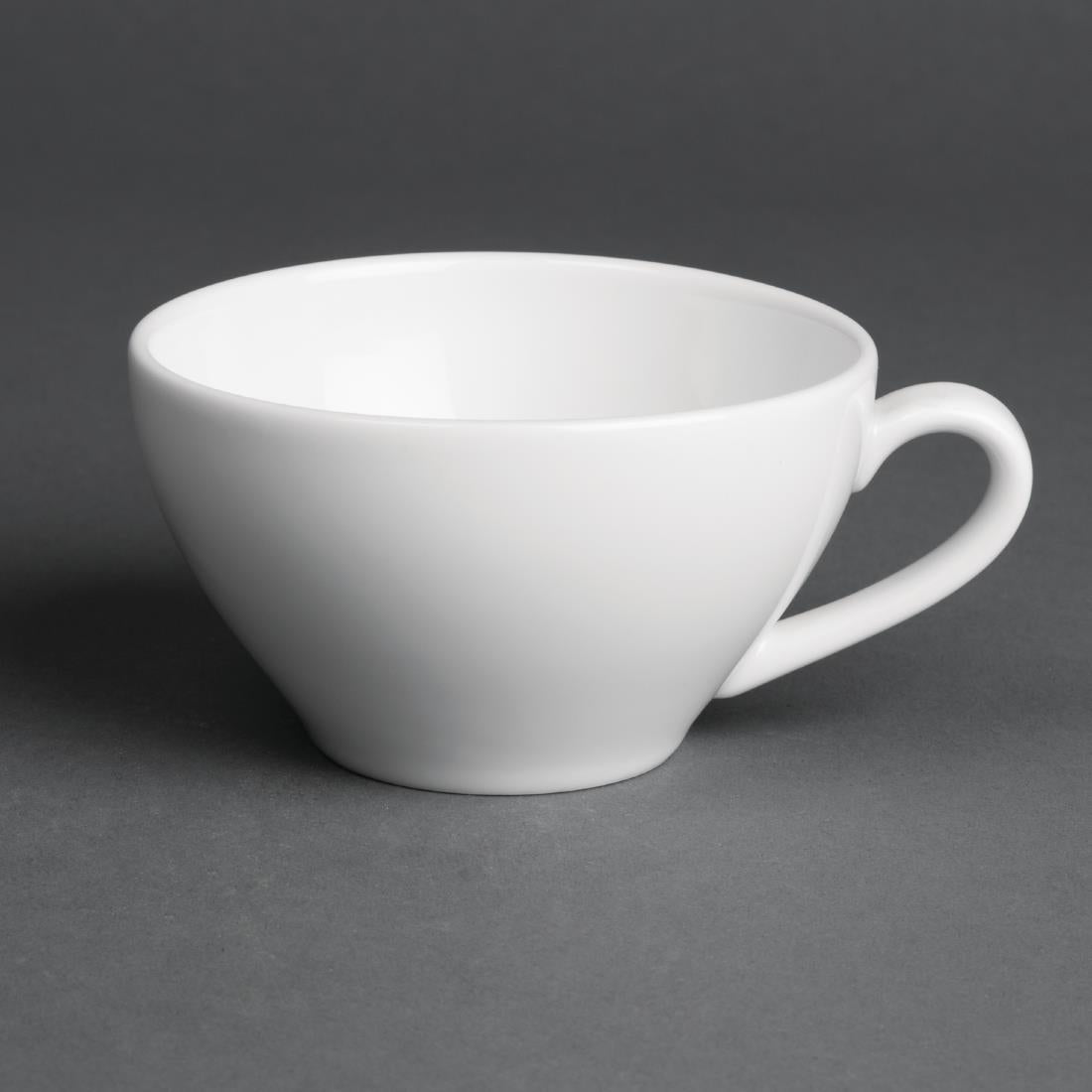Royal Porcelain Classic White Tea Cups 230ml (Pack of 12) - CG028 Cups and Mugs Royal Porcelain
