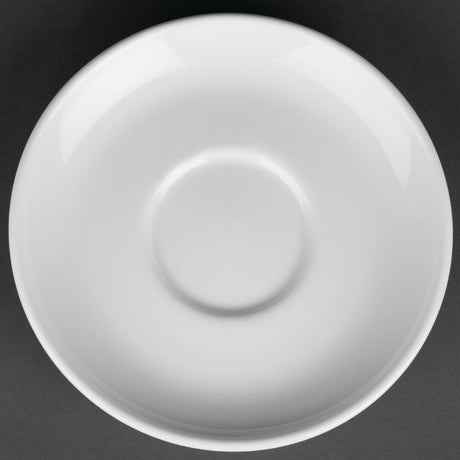 Royal Porcelain Classic White Breakfast Saucers 160mm (Pack of 12) - CG030 Royal Porcelain Crockery Royal Porcelain   