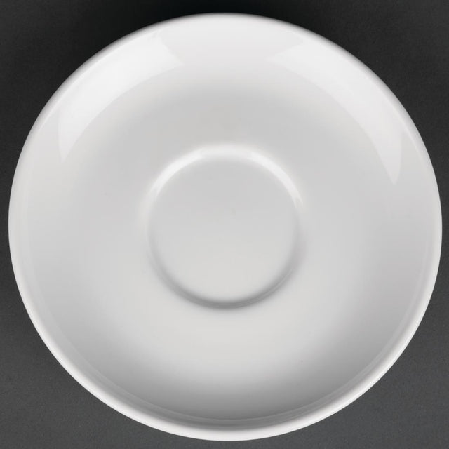 Royal Porcelain Classic White Breakfast Saucers 160mm (Pack of 12) - CG030 Royal Porcelain Crockery Royal Porcelain   