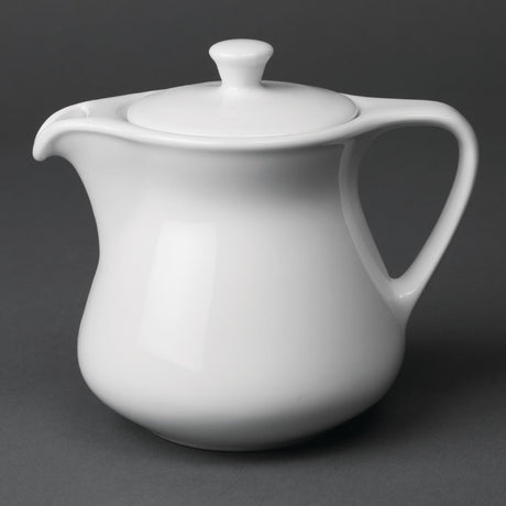 Royal Porcelain Classic White Teapots 300ml (Pack of 12) - CG039 Royal Porcelain Crockery Royal Porcelain   