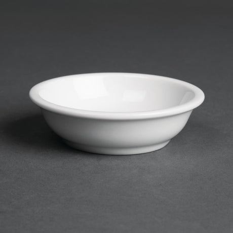 Royal Porcelain Classic White Butter Ramekins 80mm (Pack of 12) - CG066 Royal Porcelain Crockery Royal Porcelain   