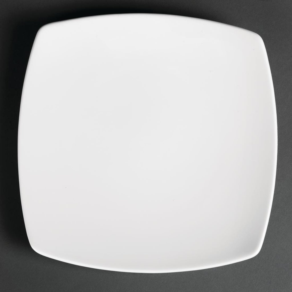 Royal Porcelain Kana Square Plates 210mm (Pack of 12) - CG081 Plates Royal Porcelain