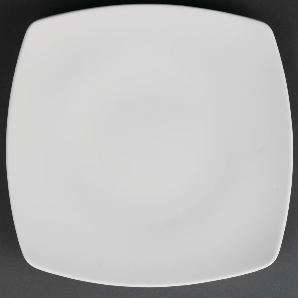 Royal Porcelain Kana Square Plates 270mm (Pack of 12) - CG083 Plates Royal Porcelain
