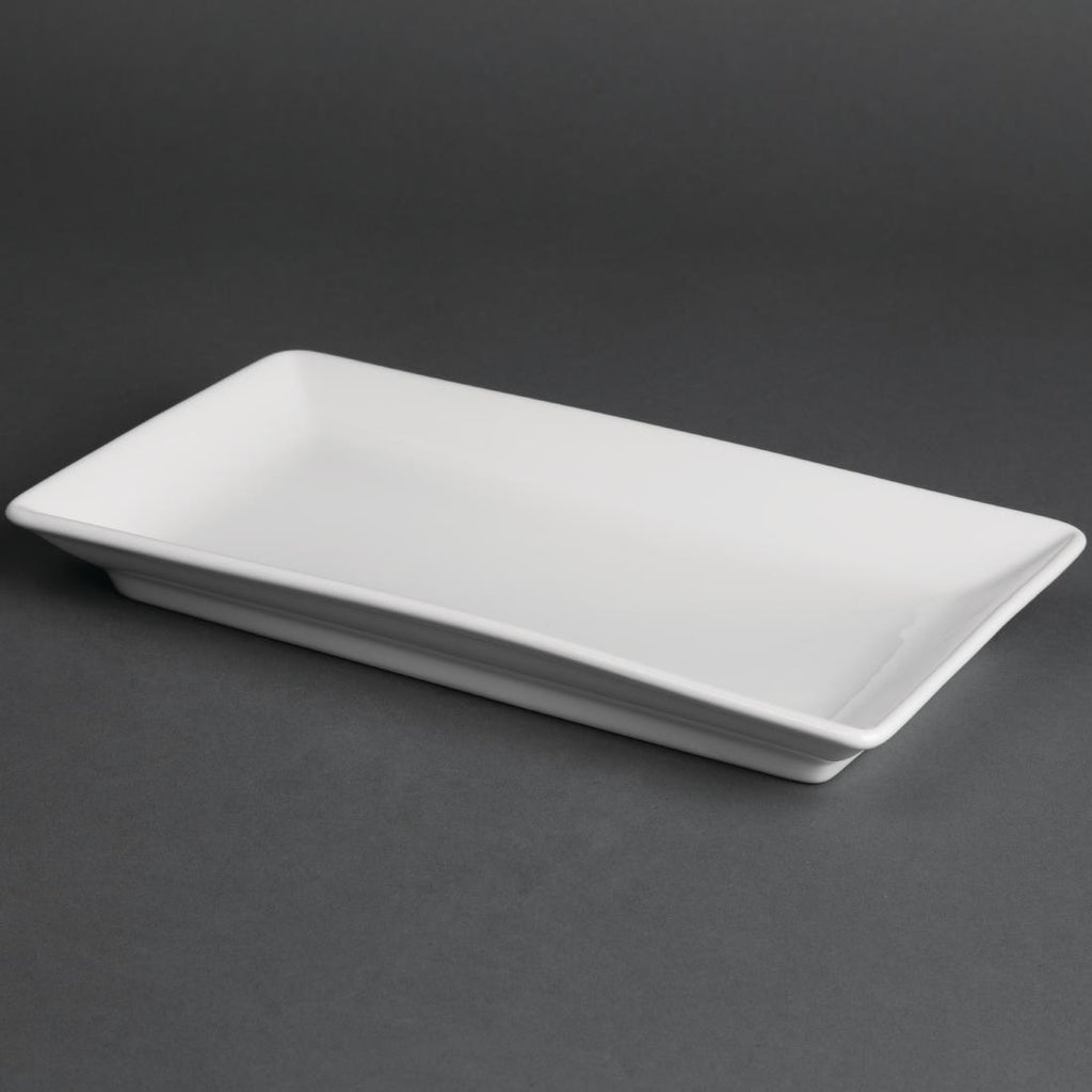 Royal Porcelain Kana Rectangular Dishes 230x 135mm (Pack of 12) - CG087 Royal Porcelain Crockery Royal Porcelain   