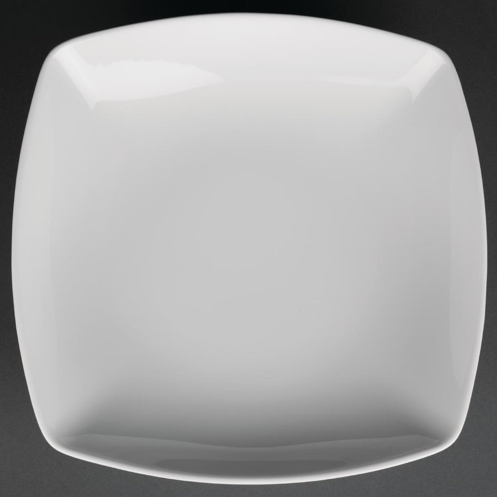 Royal Porcelain Kana Square Soup Plates 210mm (Pack of 12) - CG109 Plates Royal Porcelain