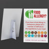 Customer Allergen Symbols & Ingredients Awareness Pub & Cafe Notice (2 x Display Options) - CG204  Mileta   
