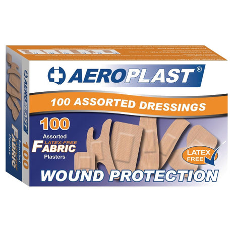 A-CARE WASHPROOF ASSORTED 6 SIZES - BOX 100 - CG295  Aero   